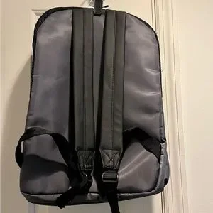 Paco Rabanne gray backpack. For men or women Paco Rabanne Perfumes Zipper Opening Gray & Black Backpack  main image 4